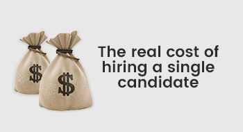 The cost of hiring a single candidate
